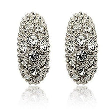  Earrings with Crystal 18ct Gold Plated