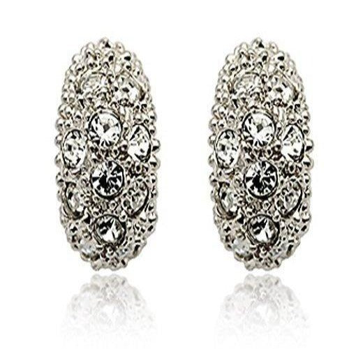 Earrings with Crystal 18ct Gold Plated