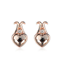  Pure Heart Earrings With Swarovski Crystals
