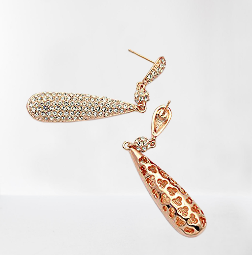 Night Earrings With Swarovski Crystals