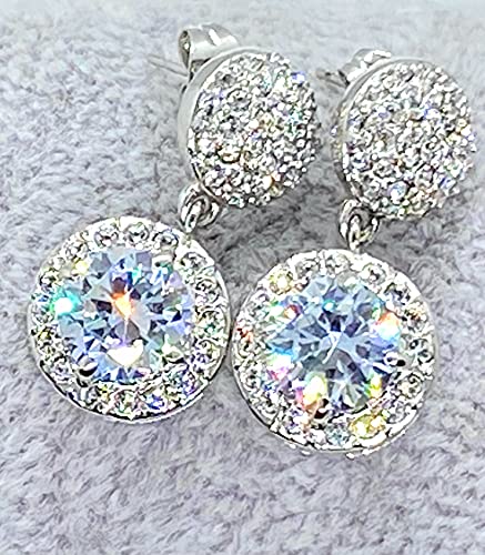 Sparkle Drop Earrings with Swarovski Crystland