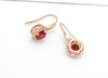 Brilliance Ruby Swarovski Crystal Earrings
