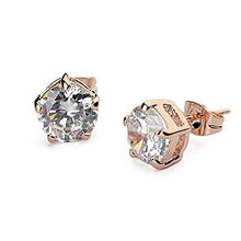  Stud Earrings Swarovski Crystal 18ct Rose Gold Plated
