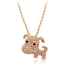  women's dog gold chain