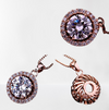Sparkling Halo Necklace With Swarovski Crystals