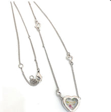 Platinum Plated Adore Necklace with Swarovski