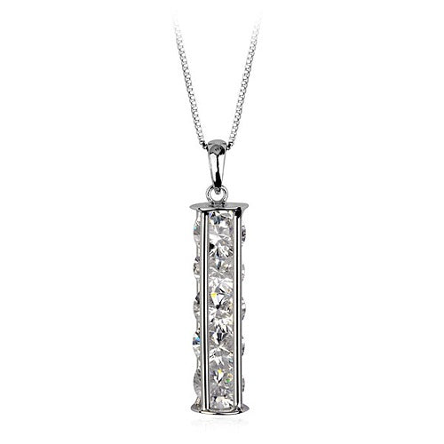 women's swarovski long necklace