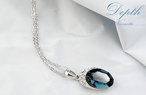 Depth Necklace Navy Blue