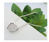 Heart Shaped Necklace With Swarovski Crystals