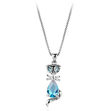  Cat Shape Necklace Swarovski Crystals