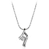 women's swarovski  round crystal necklace