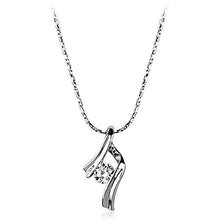  women's swarovski  round crystal necklace