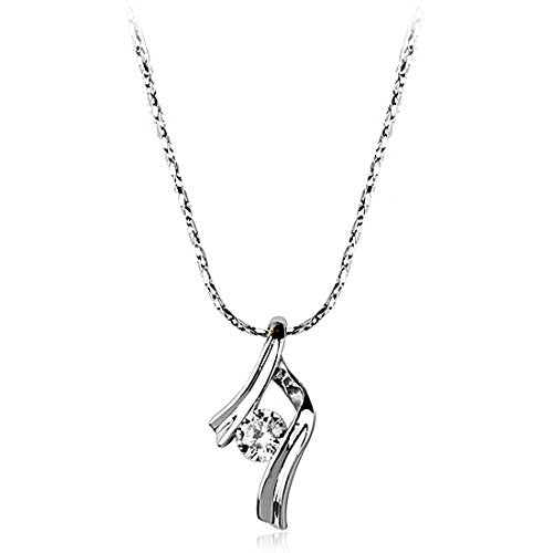 women's swarovski  round crystal necklace