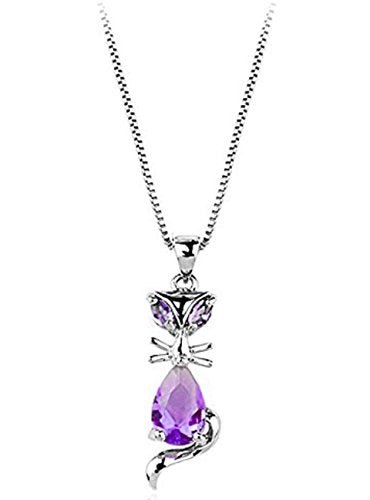 Cat Shape Necklace Swarovski Crystals