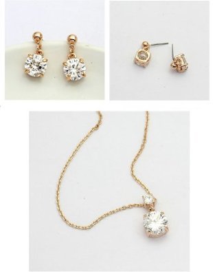 Elegance Jewellery Set with Swarovski Crystals