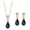 Jewellery Set with Swarovski Crystals