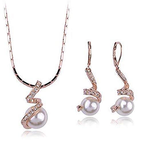 Floating Swarovski Crystal Brilliance Spiral Set