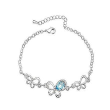  Pretty Butterfly Bracelet with Swarovski Crystals