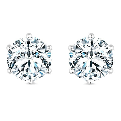 Pretty Silver Stud Earrings