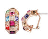 Drop Earrings With Swarovski Crystals