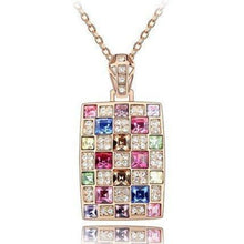  Pendant Necklace with Swarovski Crytals