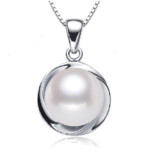 Silver Freshwater Pearl Bloom Pendant
